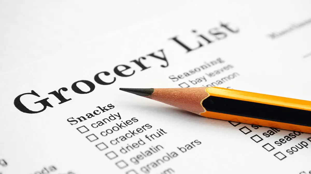 Why you should create a grocery list