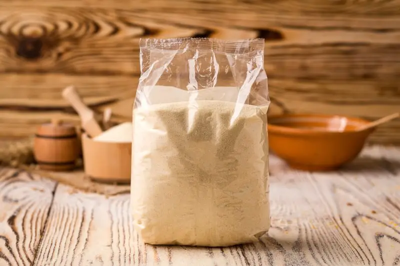 Semolina flour bag