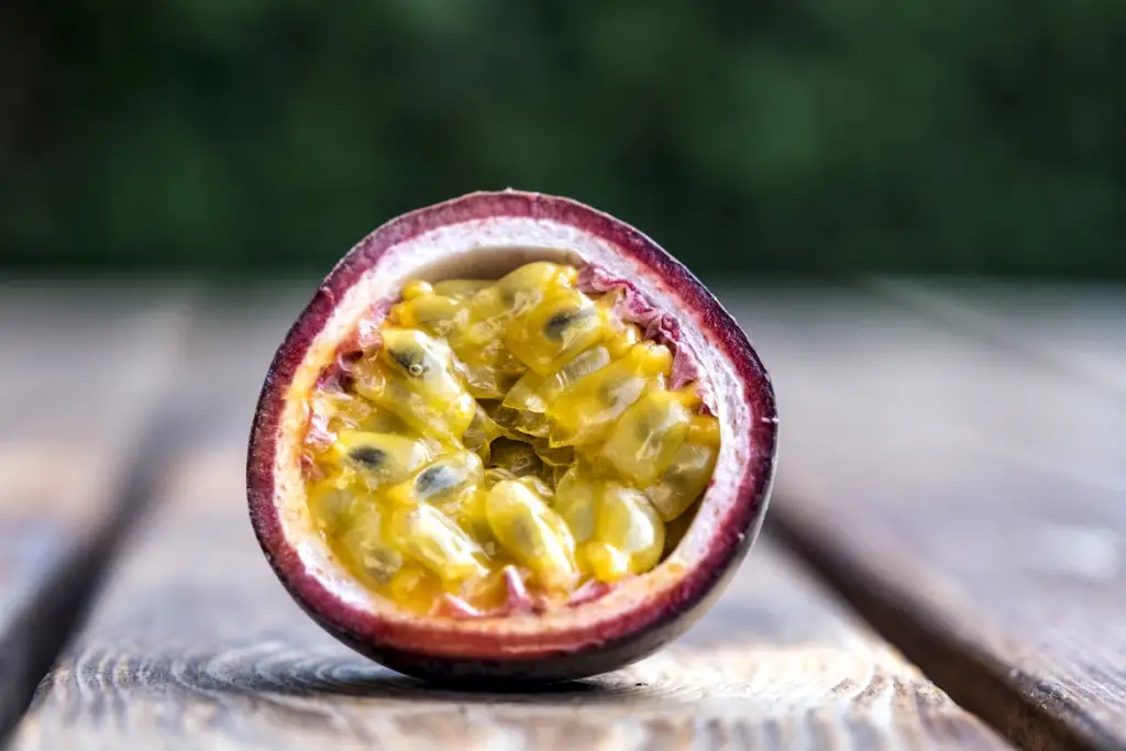 Passion fruit has a unique taste and health benefits