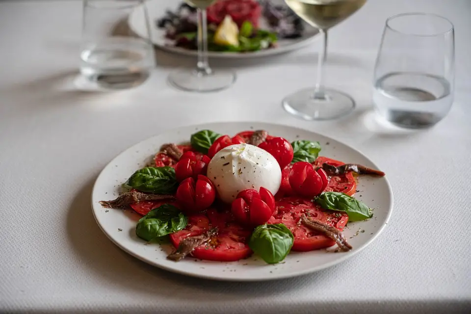 Burrata is an Italian cheese that is a perfect combination of mozzarella and cream