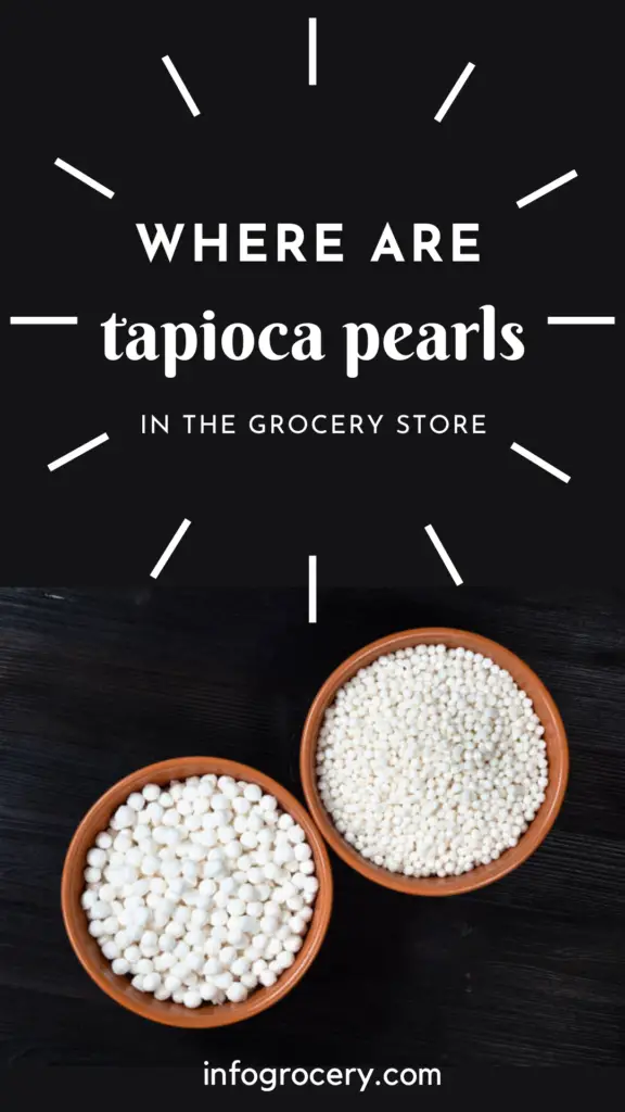 You want to make bubble tea at home but don’t know where are tapioca pearls in the grocery store? So read on, and you will know what is the aisle you need to check and where to buy.
