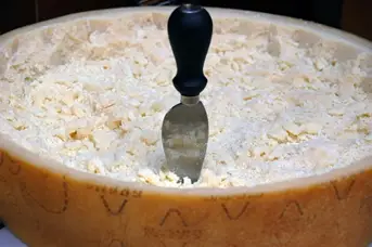 Parmigiano-Reggiano, also known as the "King of Cheeses"