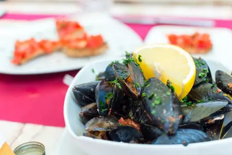 Mussels have a rich, briny flavor and a tender, meaty texture
