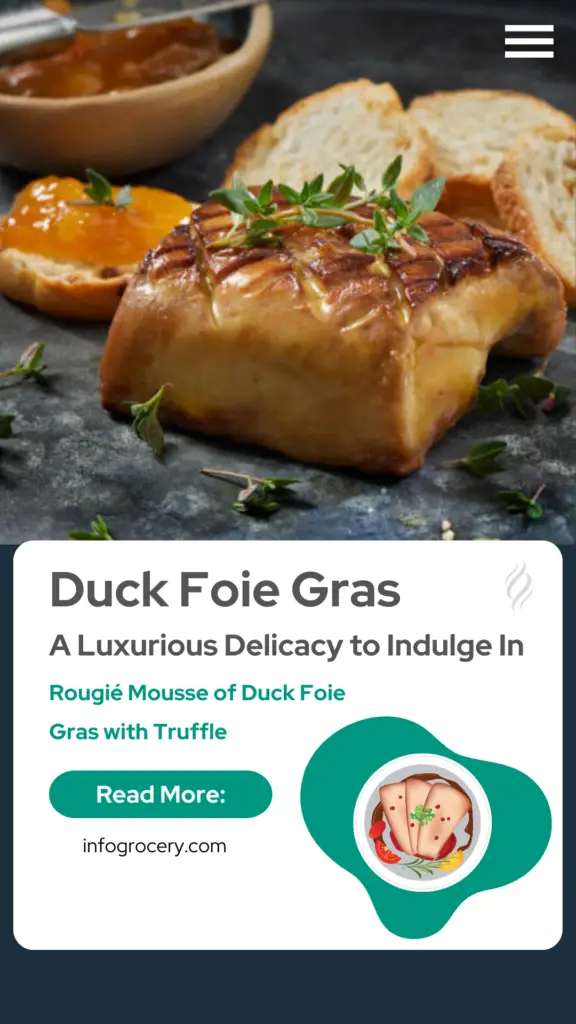 This premium product, Rougié Mousse of Duck Foie Gras with Truffle, is highly regarded in the culinary world. It is a delicacy that has been enjoyed by chefs and food lovers for generations. 