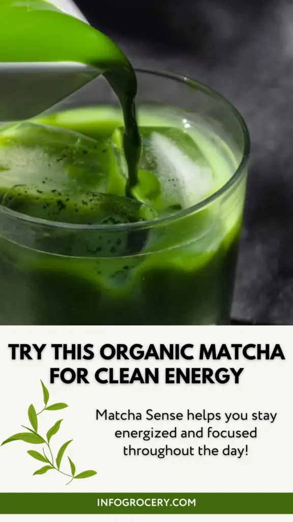Matcha Sense helps you stay energized and focused throughout the day