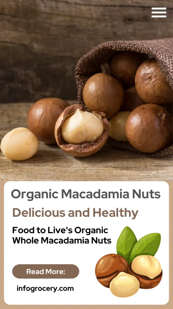 For those on a keto or paleo diet seeking a healthy snack, Food to Live's Organic Whole Macadamia Nuts are worth considering. 